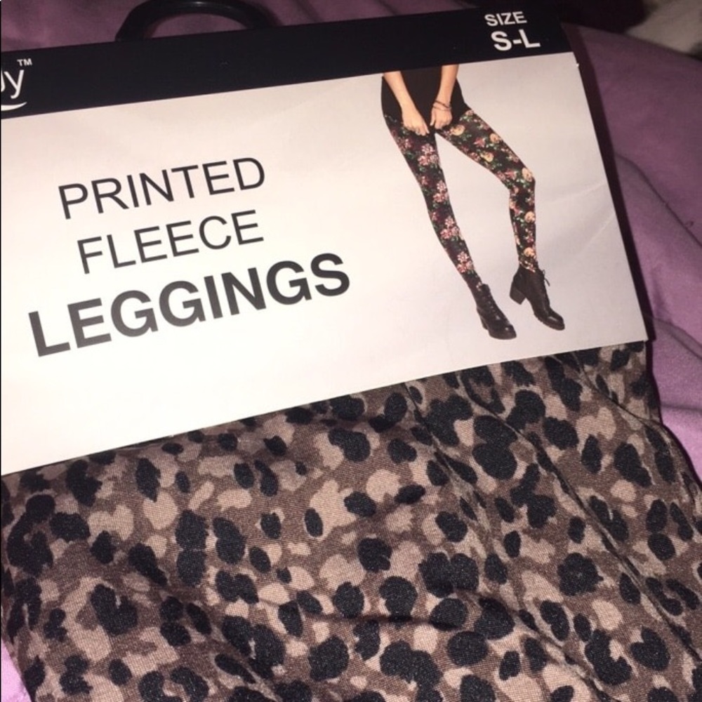 Printed Fleece Leggings ♥✨